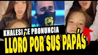 HIJA DE JAZMIN PINEDO Y GINO CONFIESA QUE LLORÓ TRAS VER A SUS PADRES