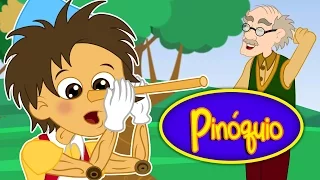 Pinóquio  - Historia completa - Desenho animado infantil com Os Amiguinhos