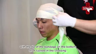 Head Injury Bandage for Minor Burns | Singapore Emergency Responder Academy