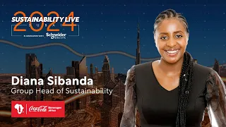 Coca-Cola Beverages Diana Sibanda on Sustainability Priorities at Sustainability LIVE Dubai 2024