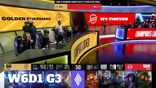 Golden Guardians vs 100 Thieves | Week 6 Day 1 S11 LCS Summer 2021 | GG vs 100 W6D1 Full Game