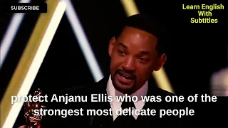 Learn English With Subtitles || Will Smith : Emotional Speech, Oscars 2022