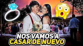 NOS VOLVEMOS A CASAR😱💍  Carlos & Adri