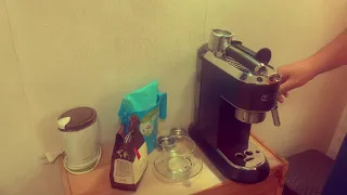 Готовим капучино с Delonghi Dedica