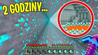 KOPAŁEM SIĘ przez 2 GODZINY PRZED SIEBIE i ZNALAZŁEM TO… w Minecraft! 😱💎