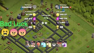 Bad luck COC Android game play with gaming master