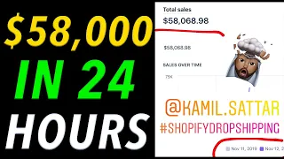 😱 $58,000 In 24 HOURS Dropshipping | Shopify Strategy Guide 2020