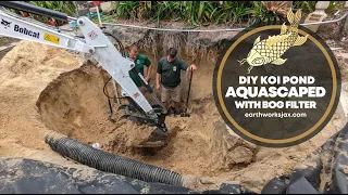 DIY Koi Pond Aquascaped!