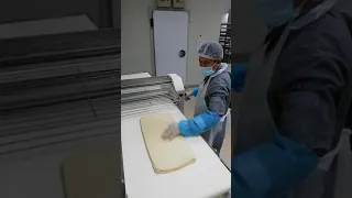 Lamination of croissant...(2 single fold)