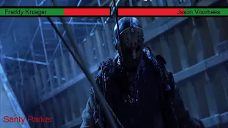 Freddy Vs Jason Part 1 With Healthbars | Freddy Vs Jason (2003)