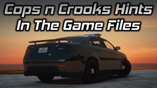 GTA Online: Discussing Cops n Crooks Hints In The Game Files (Police Vehicles, Flashbangs, and More)