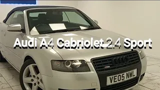 Audi A4 Cabriolet 2.4 Sport Walkthrough