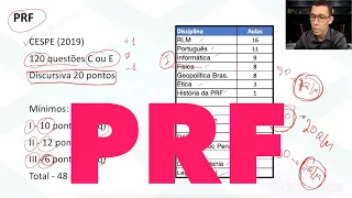 PRF - Como estudar para o concurso da PRF! Baseado no edital PRF 2018-2019