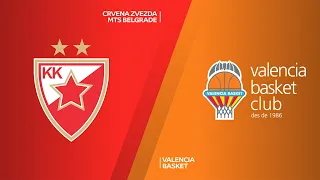 Crvena Zvezda mts Belgrade - Valencia Basket Highlights | Turkish Airlines EuroLeague, RS Round 15