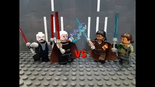 Lego Star Wars Count Dooku & Asajj Ventress VS Depa Billaba & Kanan Jarrus