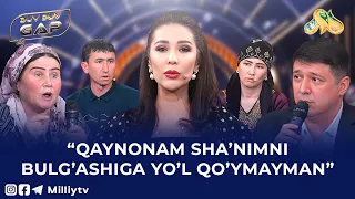 “Qaynonam sha’nimni bulg’ashiga yo’l qo’ymayman” 2-qism... Duv duv gap