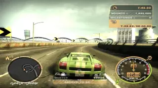 NFS:Most Wanted Challenge Series #68 Pursuit Length (1/3) HD