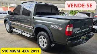 VENDE-SE(Chevrolet S10 diesel 4x4 MWM 2.8 cabine dupla 6 lugares) aceita troca#s10executive#s10