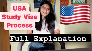 USA 🇺🇸 Study Visa Process| Full Explanation| Cost Of Studying in USA 🇺🇸