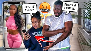 ANOTHER GIRL AS MY LOCK SCREEN PRANK ON GIRLFRIEND!!! *GONE EXTREMELY WRONG😱