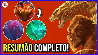 MONSTERVERSE: TODOS OS FILMES EM 1 VÍDEO! - A HISTÓRIA COMPLETA DE GODZILLA VS KONG!