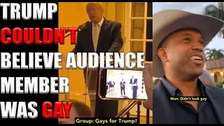 'You Don't Look Gay' Trump Couldn't Believe Audience Member Was Gay