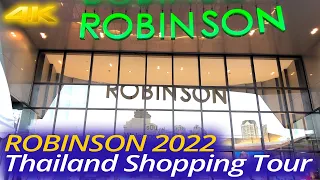 【4K HDR】Robinson Department Store Bangrak - Thailand Bangkok SHOPPING MALL Tour 2022