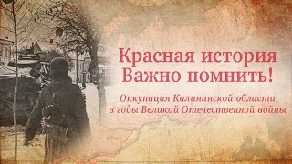 "Оккупация Калининской области в годы Великой Отечественной войны" Рассказывает Алиса Королева