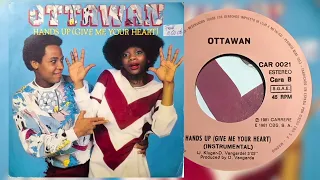 💖Ottawan - Hands Up (Give Me Your Heart) INSTRUMENTAL (1981, Vinyl 45 RPM)💖