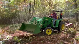 John Deere 3025E to the rescue!