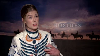 Hostiles -  Rosamund Pike  - Interview Part 1