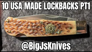 10 USA Made Lockbacks Pt1   #Knife #Collectables #Lockback #Buck #Camillus #Queen #GEC #Gerber #USA