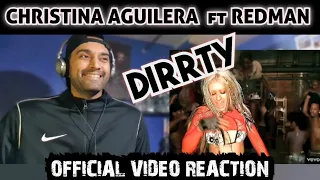 Christina Aguilera - Dirrty (Official HD Video) ft. Redman - First Time Reaction