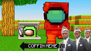 FUNNY AMONG US IMPOSTOR ASTRONOMIA COFFIN MEME in MINECRAFT TO BE CONTINUED!