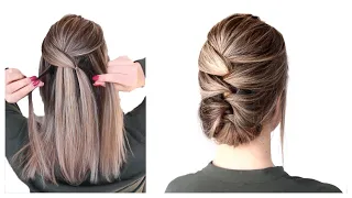 1 Minute Updos for Short to Medium Hair!