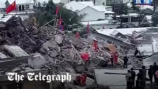 China landslide buries 47 people and kills eight in mountainous Yunnan province