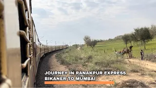 Journey in Ranakpur Express | Bikaner to Mumbai Via Jodhpur | Full Journey | 14707 |#indianrailways