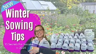 WINTER SOWING TIPS 2024 | updated super simple tips & tricks to set you up for success