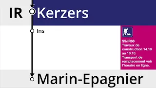 BLS Ansagen • IR66 • Bern – Marin-Epagnier (De, Fr)