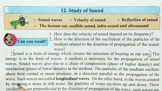 Study of Sound Class 9 Science 9th std SSC Maharashtra State Board Explanation in Hindi