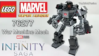 LEGO War Machine Mech Armour Speedbuild | LEGO Marvel 76277 2024  | Stopmotion | ToyBrickFusion