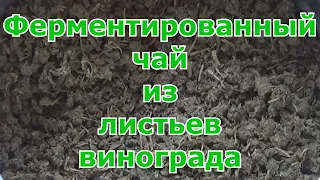 Ферментированный чай из листьев винограда. Это лучше, чем просто заваривать разные сушеные травки.