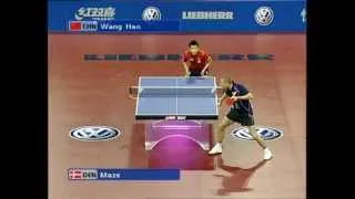 2005 WTTC: Michael Maze - Wang Hao (full match|short form)