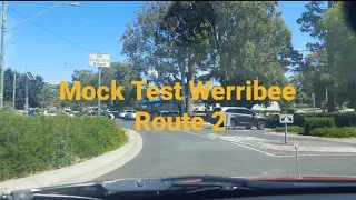 Werribee Mock Test Route 2 | Sanjay Driving School