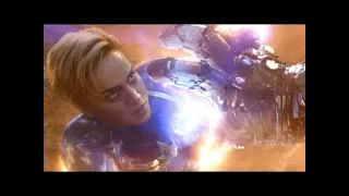 Captain Marvel vs Thanos Fight Scene - AVENGERS:ENDGAME (2019) 4K Movie Clip