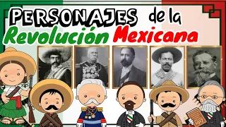 Personajes de la Revolución mexicana 20 de noviembre