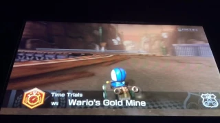 MK8 - Wario's Gold Mine BACKWARDS?!