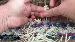 How to Tie a Rya Rug Knot