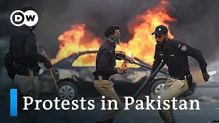 Supporters of former Pakistani PM Khan clash with security forces | DW News
