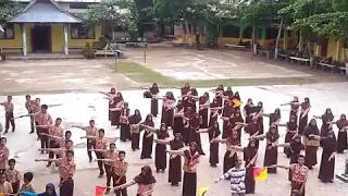 Latihan Semaphore SMPN 6 Teluk Kuantan